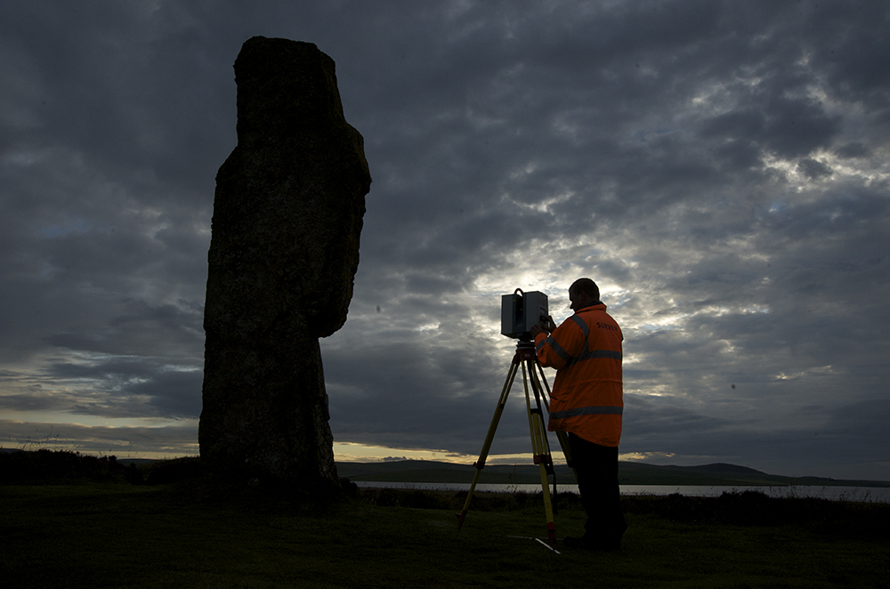 Scanning historic sites in Orkney as part of the Scottish Ten project